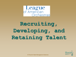 Presentation - League of American Orchestras