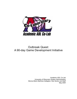 Outbreak Quest: A 90-day Game Development Initiative
