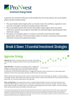 Break it Down: 3 Essential Investment Strategies