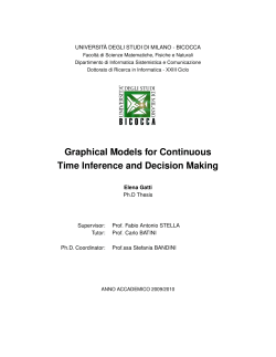 Graphical Models for Continuous Time Inference and Decision Making