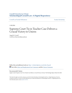 Supreme Court Tie in Teacher Case Delivers a Crucial Victory to