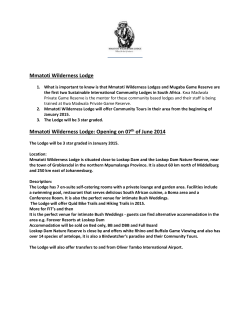 Mmatoti Wilderness Lodge