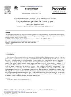 Degree/diameter Problem for Mixed Graphs