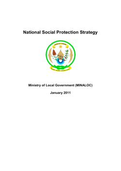 National Social Protection Strategy