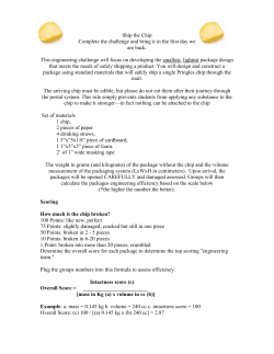 Ship the Chip - River Valley Local Schools