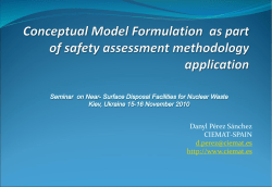 Conceptual Model Formulation