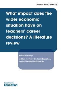 What impact does the wider economic situation have on