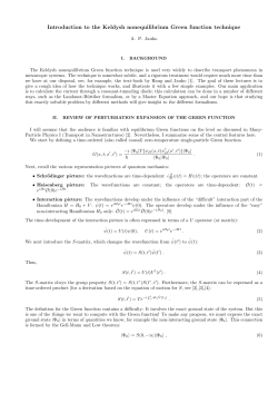 Introduction to the Keldysh nonequilibrium Green function technique
