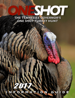 One Shot Information Guide 2017 - Tennessee Wildlife Resources