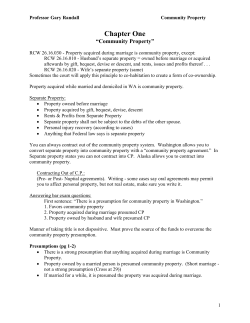 Community Property