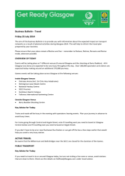 Business Bulletin - Travel Friday 25 July 2014 The aim of this