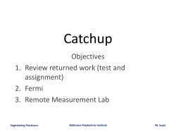 Basic Engineering Math - Baltimore Polytechnic Institute