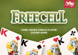 card-based single player casino game