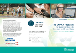 The Coach Program - Queensland Health