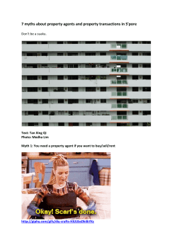7 myths about property agents and property transactions in S`pore