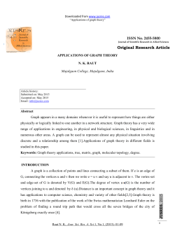 1 applications of graph theory