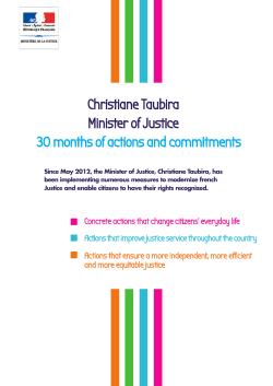 30 months of actions and commitments