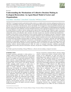 Understanding the Mechanisms of Collective Decision Making in