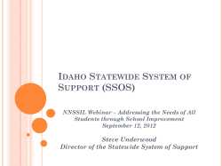 Slide 1 - Center on Innovation and Improvement