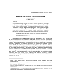 concentration and indian insurance