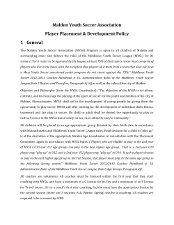 Player Placement Policy
