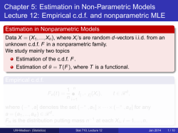 Stat 710: Mathematical Statistics Lecture 12