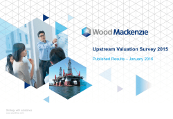 Upstream Valuation Survey 2015