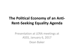 The Political Economy of an Anti-Rent