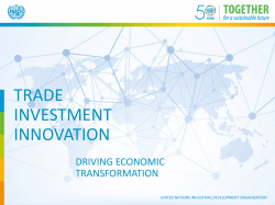 Enhancing Competitiveness of SMEs Facilitating Trade Promoting
