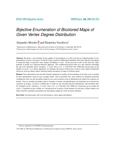 Bijective Enumeration of Bicolored Maps of Given Vertex Degree
