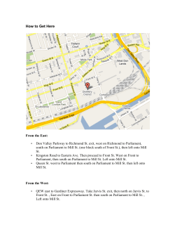 How to Get Here - Toronto Christmas Market