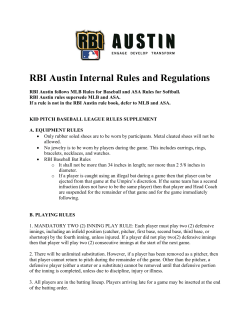 RBI Austin Internal Rules and Regulations