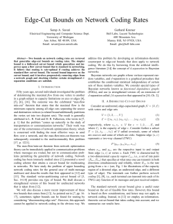Edge-Cut Bounds on Network Coding Rates