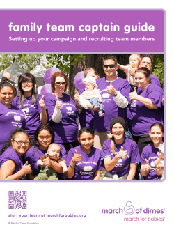 family team captain guide