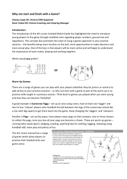 Why not start and finish with a Game?