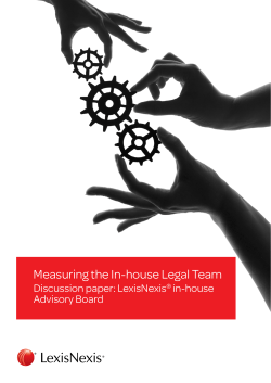 Measuring the In-house Legal Team