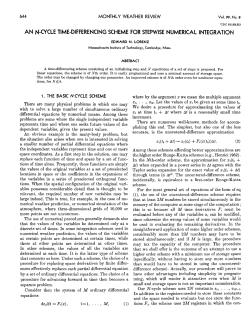 An N-cycle time-differencing scheme for stepwise numerical