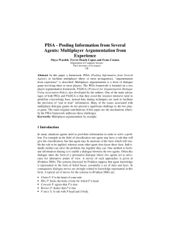 PISA - Pooling Information from Several Agents: Multiplayer