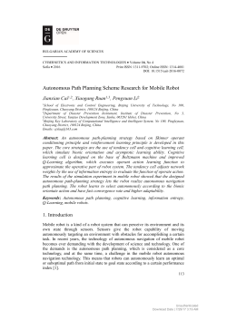 Autonomous Path Planning Scheme Research for