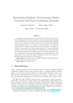 Discretizing Nonlinear, Non-Gaussian Markov Processes with Exact