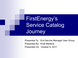 10-6-11First Energy Service Catalog