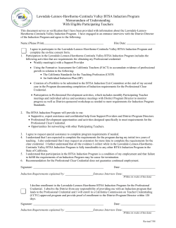 Name (Please Print) Hire Date - Centinela Valley Union High School