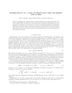 Hyperelasticity as a &Gamma;-limit of Peridynamics when the horizon goes