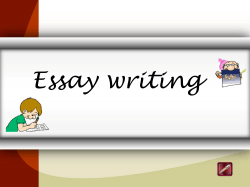 Which is an opinion essay? Computers