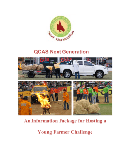 QCAS Next Generation An Information Package