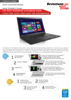 thE bESt bUSinESS ULtrabook EVEr!