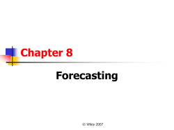 regular forecasting method