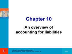 Liability provisions