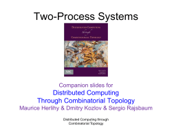 Algebraic Topology and Distributed Computing