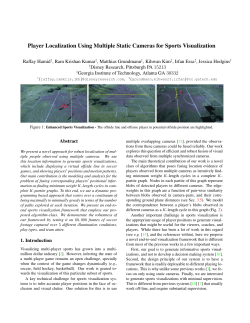 Player Localization Using Multiple Static Cameras
